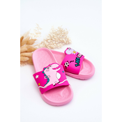 Childrens Dinosaur T-Rex Slides Pink Bernis