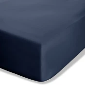 Temno modra napenjalna rjuha iz perkala 135x190 cm Easy Iron Percale – Catherine Lansfield