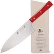Berti Nož Insieme Santoku 2012, Plasticna drška, Crveni