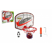 Košarkaški obruč drvo/metal/mreža/lopta s pumpom