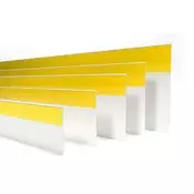 shumee DQ-PP FENSTERLEISTE - 50m Länge - 30mm Breite - 1.5mm Stärke - Weiss - Fensterleisten Flachleisten Kunststoffleisten Profileleisten Abschlussleisten