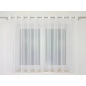 shumee Že izdelana voile zavesa z očesci 400x150cm