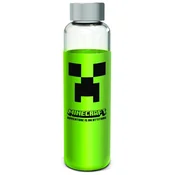 Epee Steklena steklenica s silikonskim ovitkom 585 ml Minecraft