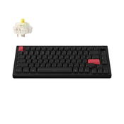 Keychron Keychron Q1 Max QMK/VIA Brezžična Mehanska Tipkovnica, Bluetooth/2.4 GHz, Banana Tactile Switch, US Layout, Q1M-M4S, (21733277)