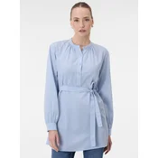 Svetlo modra bluza z dolgimi rokavi ORSAY