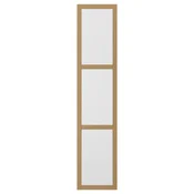 TONSTAD Vrata, hrastovina/furnir staklo, 50x229 cm