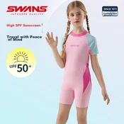 Swans Jednodelni kupaci kostim za devojcice, Roze