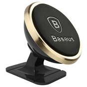 Baseus 360-stupanjski magnetski držac telefona za automobil (SUGENT-NT0V): gold - 12 mjeseci - Baseus