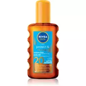 Nivea Sun Protect & Bronze Oil Spray SPF20 zaščita pred soncem za telo 200 ml