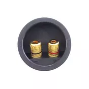 Priključek 2-pin za zvočnike HS-3100G fi=56mm GOLD vgradni