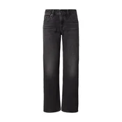 LEVIS ® Kavbojke Low Straight črn denim