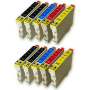 Komplet kompatibilnih kartuš Epson T0611 + T0612 + T0613 + T0614, črna, cyan, magenta, rumena