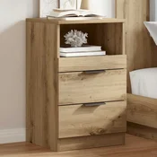 Nocni ormaric Artisan hrast 40x36x65 cm izradeno drvo