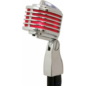 Heil Sound The Fin Chrome Body Red LED Retro mikrofon