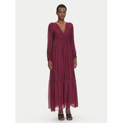 Dixie Poletna obleka A207W050 Bordo rdeča Regular Fit
