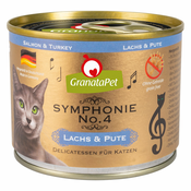 GranataPet Symphonie 24 x 200 g - Losos i puretina