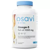 Omega-3 ribje olje, 1000mg (brez okusa) - 180 mehkih kapsul