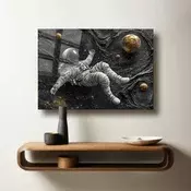 Wallity Dekorativna slika na kaljenom staklu, 50x70cm, Šarena