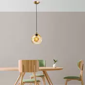 Opviq Luster Benek-20-14314, 20x20x120, IP20, Zlatno-žute boje