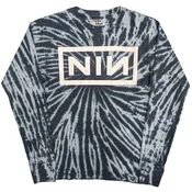 Nine Inch Nails Logo (Wash Collection) Blue XL Majica