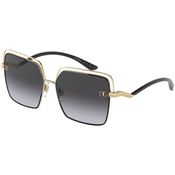 DOLCE & GABBANA Ženske naocare za sunce 0DG2268 13348G 59, Zlatne boje