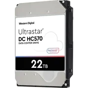 WD Ultrastar® HDD 22TB (WUH722222ALE6L4) DC HC570 3,5in 26,1MM 512MB 7200RPM SATA ULTRA 512E SE NP3