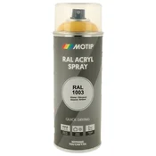 Industrijski akrilni lak sprej RAL HG 400ml Motip - RAL 1003 signalno rumena