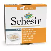 SCHESIR Konzerva za pse Pileci file u želeu s aloe verom, 150g