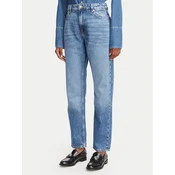 BOSS Jeans hlače Ada 50564443 Mornarsko modra Boyfriend Fit