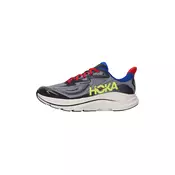 HOKA Športni čevelj CLIFTON 10  temno siva / neonsko zelena / rdeča / črna