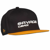 Kapa Savage Gear FLAT PEAK 3D LOGO CAP – univerzalna velikost, BLACK INK