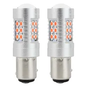 slomart LED žarnici AMiO 1157 BAY15D Canbus 3030 24SMD rdeči (par)