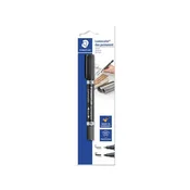 STAEDTLER MARKER LUMOCOLOR DUO PERMANENT S POŠEVNO KONICO ČR 348 B-9 BK