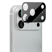 Full body zaščitno steklo za zadnjo kamero za iPhone 17 Pro - črno