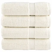 Vidaxl Premium brisače za roke SOLUND 4 kosi kremne barve 50x100 cm 600 g/m2