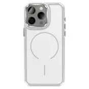 AVIZAR Ohišje MagSafe za iPhone 15 Pro Max hibridna ojačana zasnova, Bela, (5000189164)