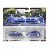 Hot Wheels: 2004 Volkswagen Golf R32 in Golf MK7 luksuzna avtomobila – komplet 2 kosov