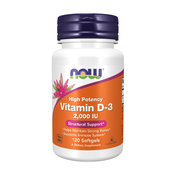Vitamin D-3 NOW, 50 µg/2000 IE (120 kapsul)