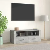 Vidaxl vidaXL TV omarica betonsko siva 100x35x40 cm