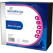 MEDIARANGE CD-R 700 MB 1/10 SLIM