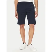 HUGO Kratke hlače iz tkanine Darik241 50505857 Mornarsko modra Regular Fit