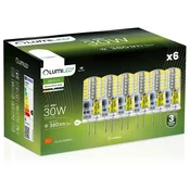 LUMILED 6x G4 LED žarnica v kapsuli 4W = 30W 380lm 4000K nevtralna 360° 12V