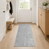 vidaXL Preproga Siva 50 x 100 cm 100% poliester 3 mm Pralna