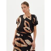 DKNY Bluza P4EA0X37 Črna Oversize