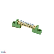 Schelinger Priključna sponka na izolatorjih 6X9 zelena 63A 500V BM-A18-TBJ-6X09-06P-ZI