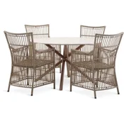 SANDVIG O120 grey+4 FJELLERUP natural