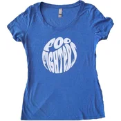 Foo Fighters 70s Logo (Ex-Tour) Blue S Ženske Majica