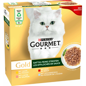 Gold sočni fini trakovi - mešano pakiranje, Multipack, 8 x 85 g