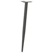 vidaXL vidaXL Noge za konzolno mizico stožčaste oblike 4 kosi antracitne 72-73 cm jeklo, (22123585)