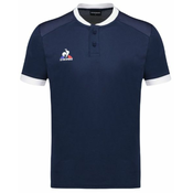 Muški teniski polo Le Coq Sportif Tennis Polo Short Sleeeve N°7 - dress blues/new optical white